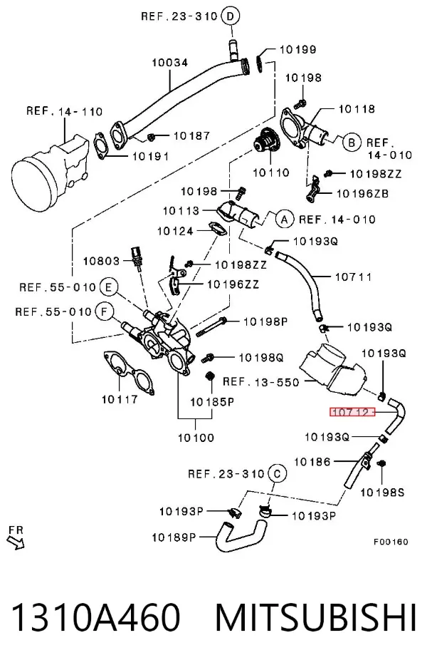  1310A460 Mitsubishi