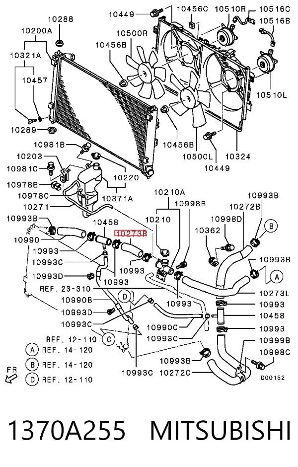  1370A255 Mitsubishi