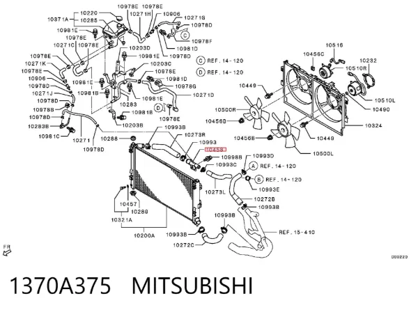  1370A375 Mitsubishi