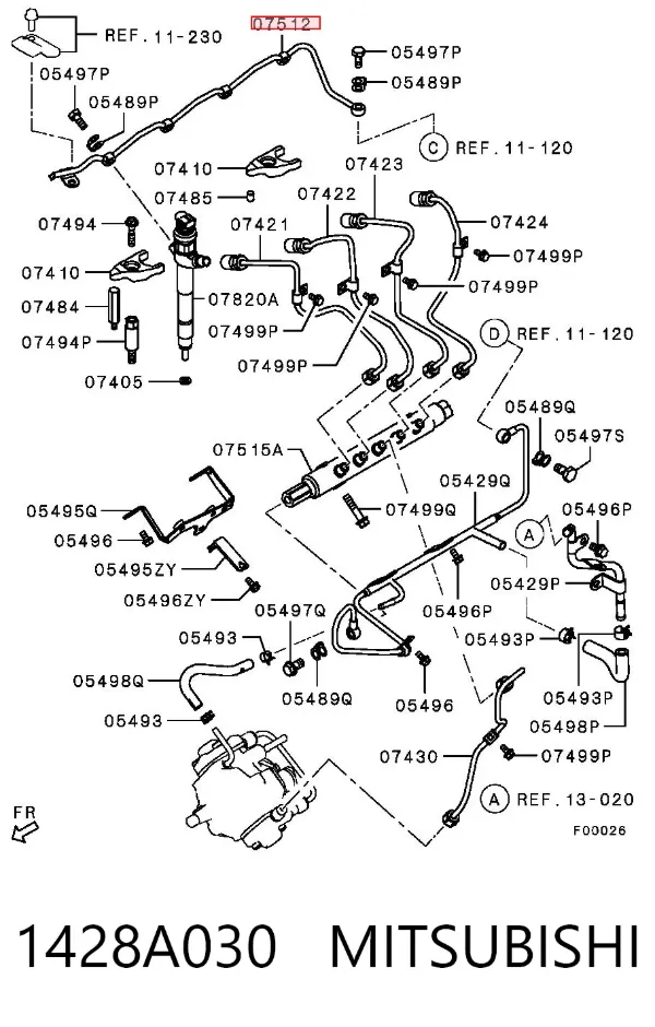  1428A030 Mitsubishi