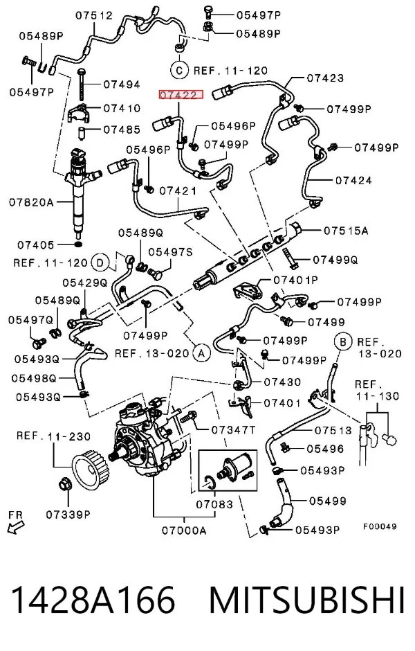  1428A166 Mitsubishi