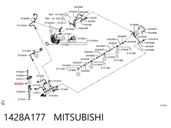  1428A177 Mitsubishi