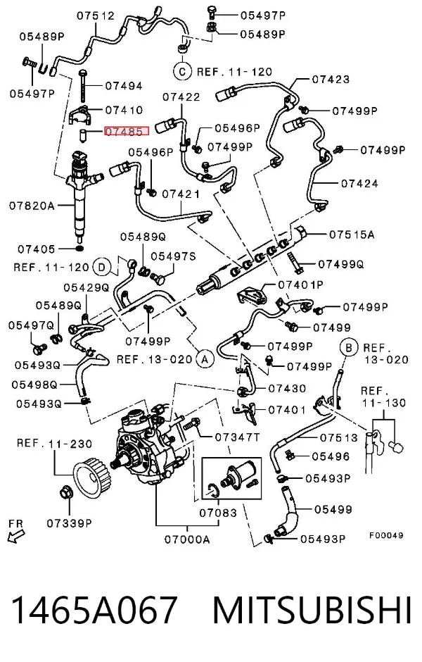  1465A067 Mitsubishi