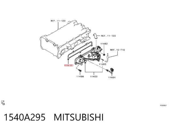 Junta de colector de admisión Mitsubishi Outlander III
