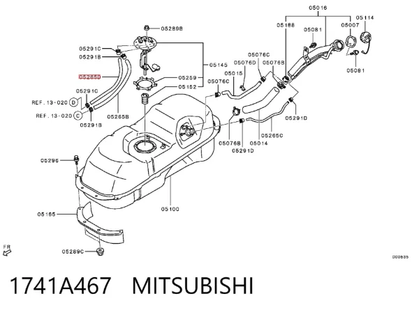  1741A467 Mitsubishi