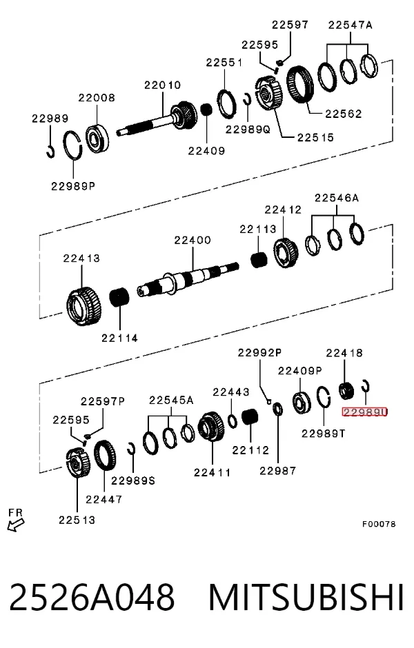  2526A048 Mitsubishi