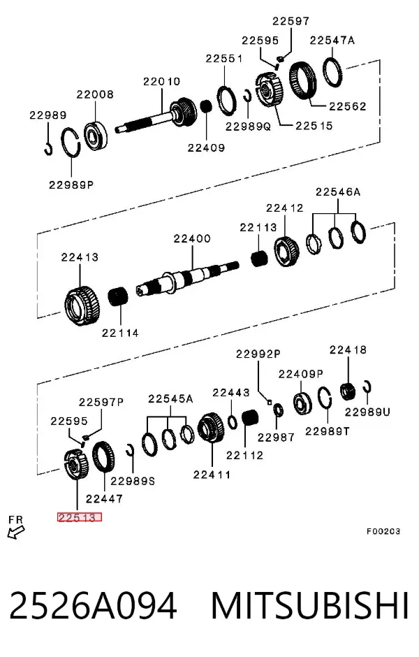  2526A094 Mitsubishi
