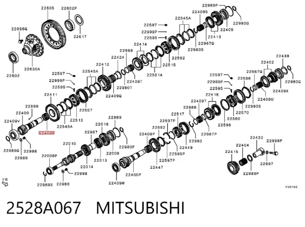  2528A067 Mitsubishi