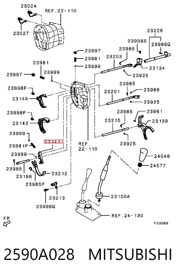  2590A028 Mitsubishi