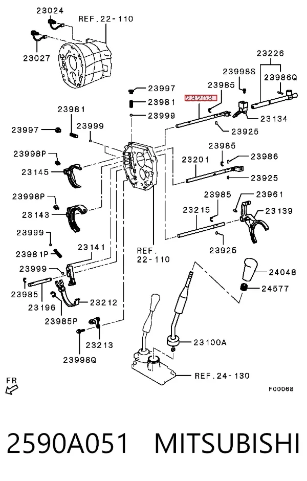  2590A051 Mitsubishi