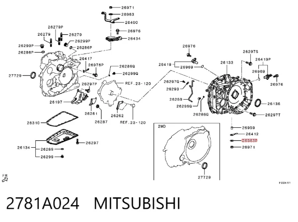  2781A024 Mitsubishi