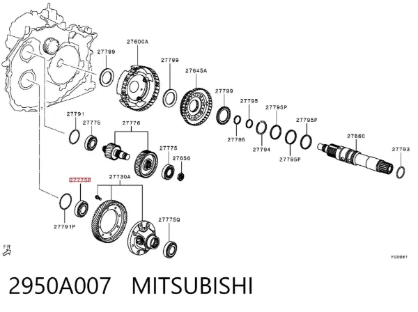  2950A007 Mitsubishi