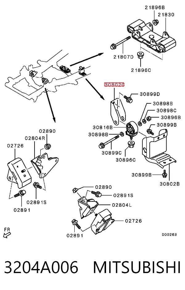  3204A006 Mitsubishi