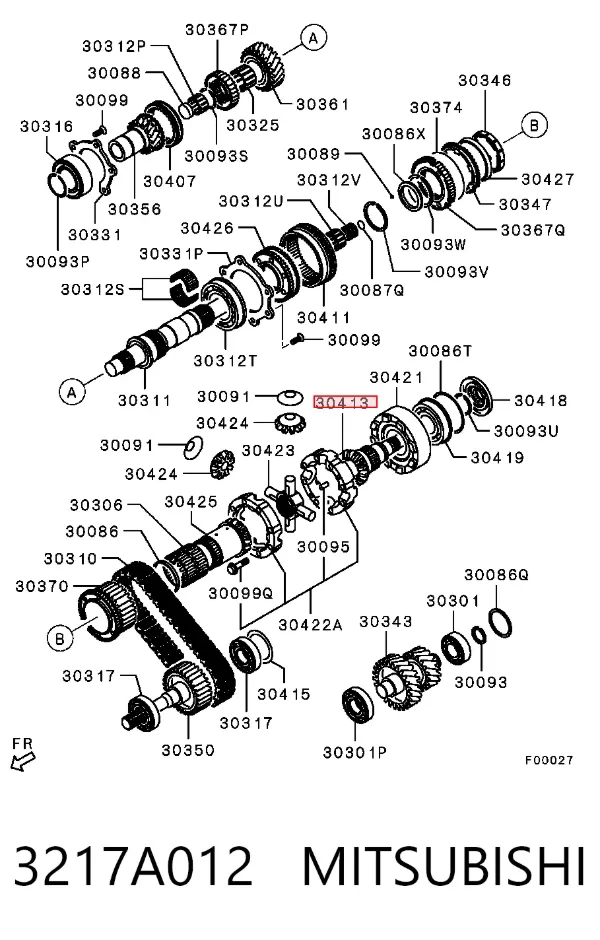  3217A012 Mitsubishi