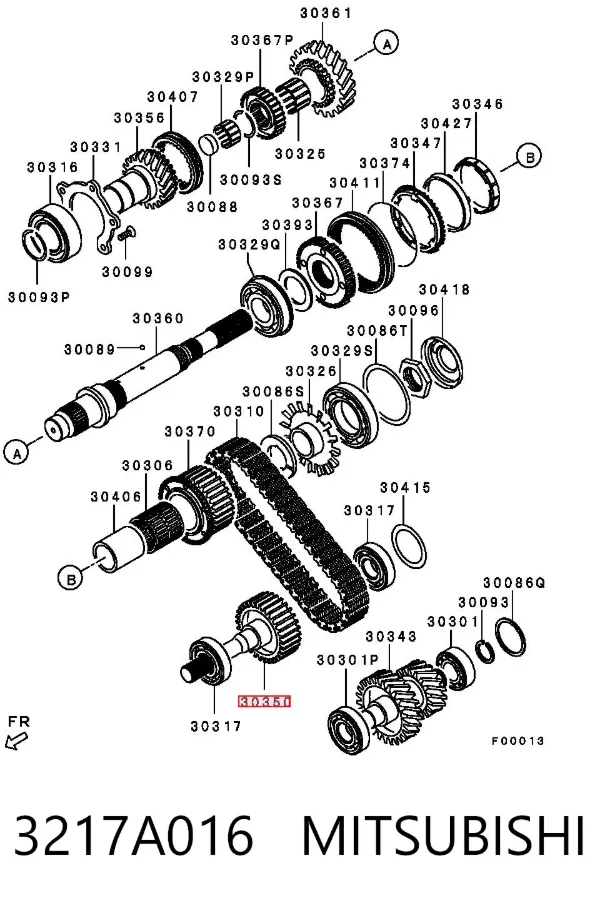  3217A016 Mitsubishi