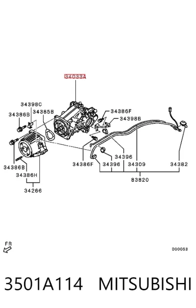Grupo trasero MITSUBISHI 3501A114