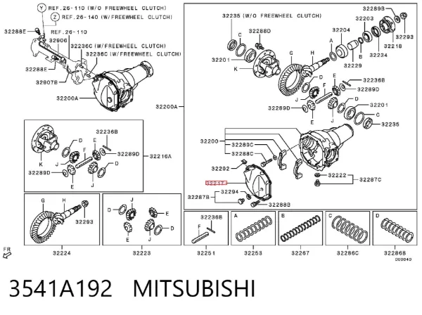 3541A192 Mitsubishi