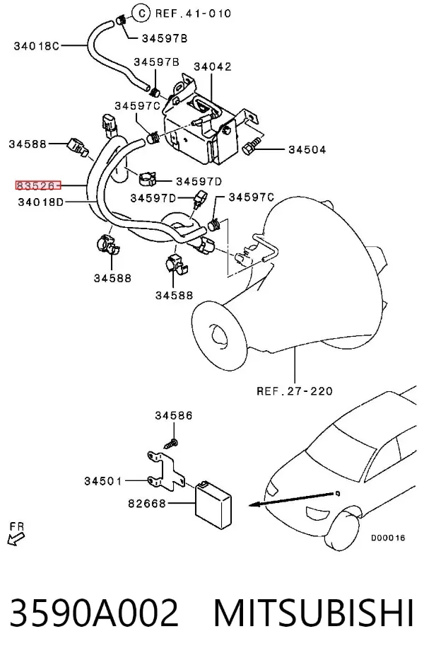  3590A002 Mitsubishi