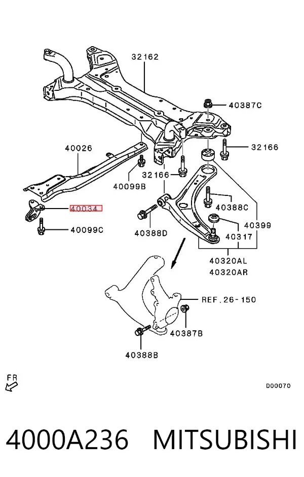  4000A236 Mitsubishi