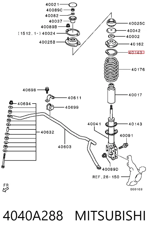  4040A288 Mitsubishi