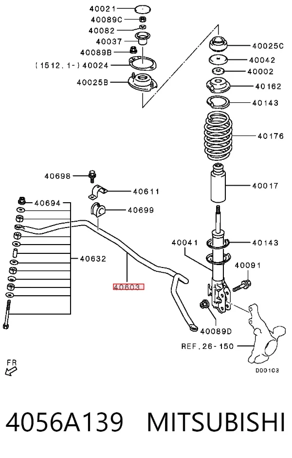  4056A139 Mitsubishi