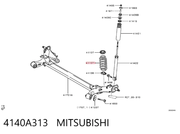Muelle 4140A313 Mitsubishi