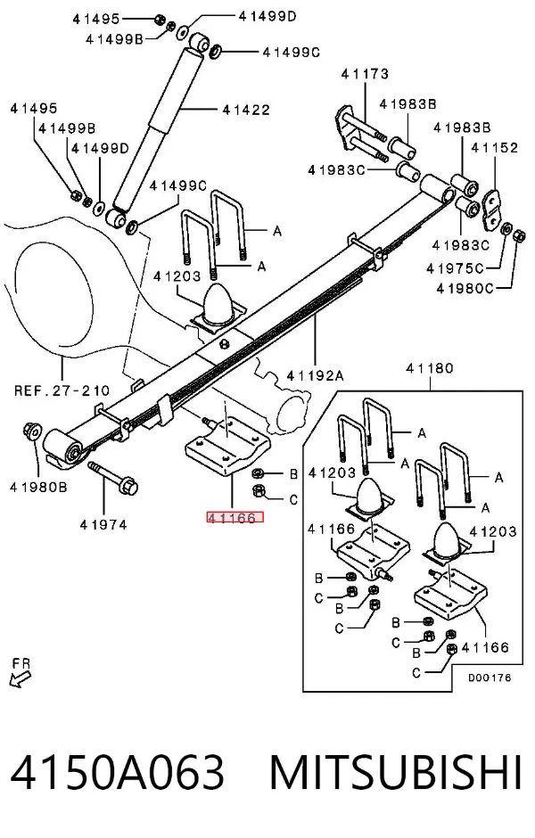  4150A063 Mitsubishi