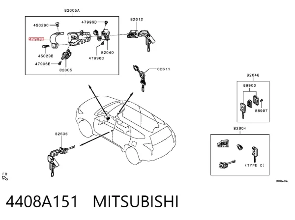  4408A151 Mitsubishi