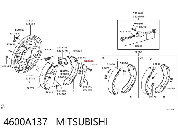  4600A137 Mitsubishi