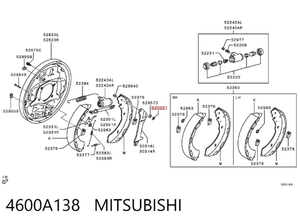  4600A138 Mitsubishi