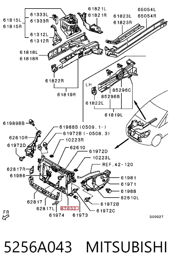  5256A043 Mitsubishi