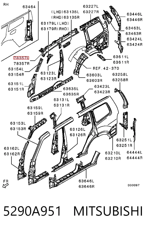 5290A951 Mitsubishi