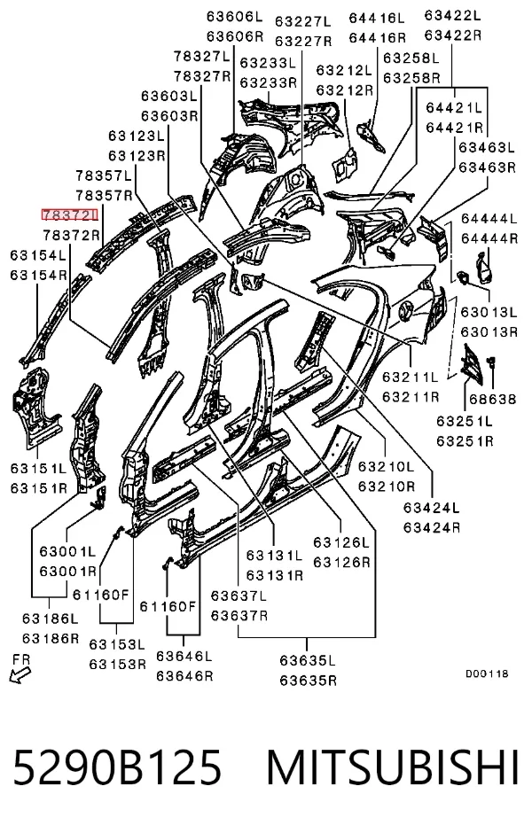  5290B125 Mitsubishi