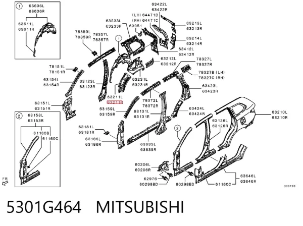  5301G464 Mitsubishi