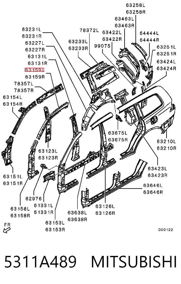  5311A489 Mitsubishi