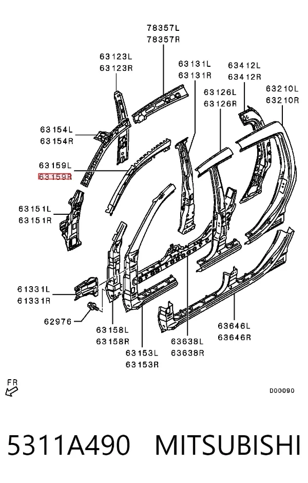  5311A490 Mitsubishi