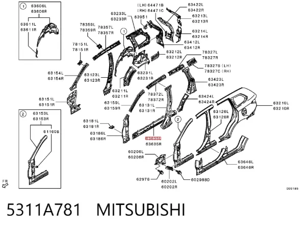  5311A781 Mitsubishi