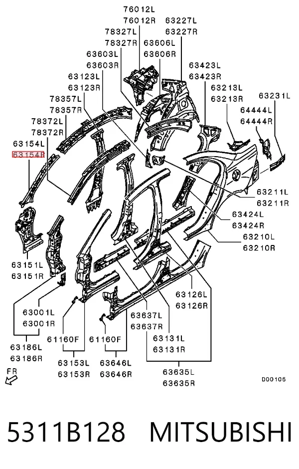  5311B128 Mitsubishi