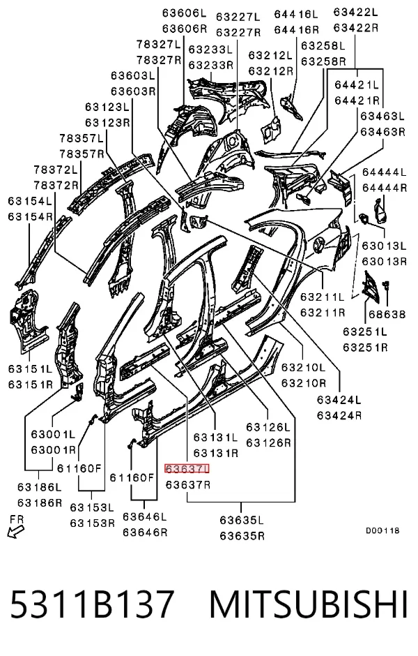  5311B137 Mitsubishi