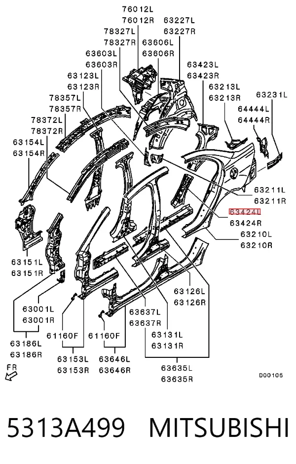  5313A499 Mitsubishi
