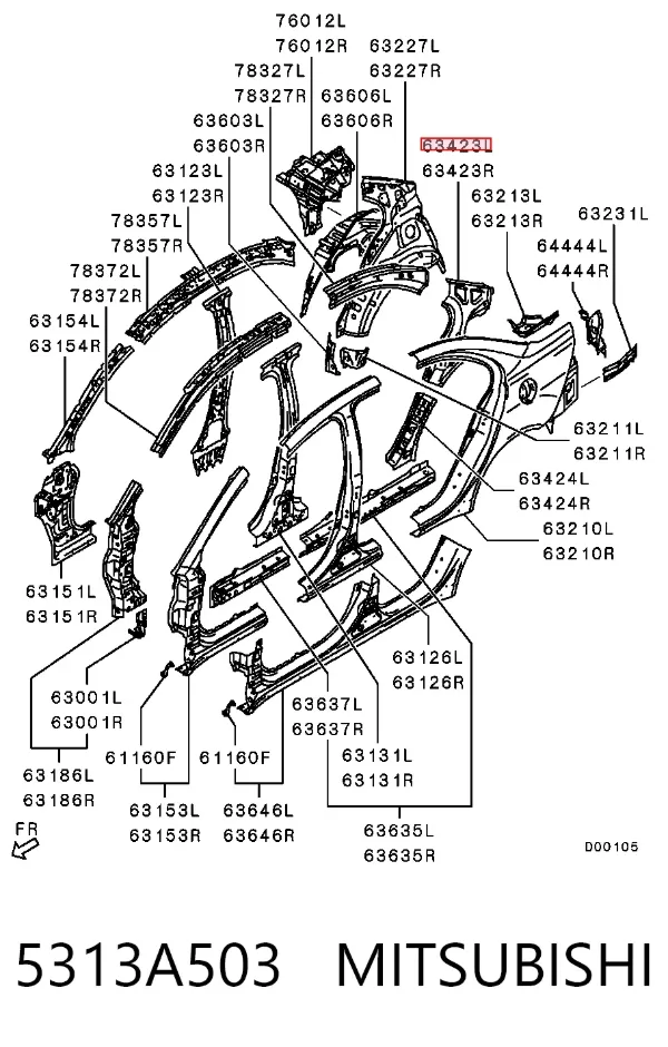  5313A503 Mitsubishi