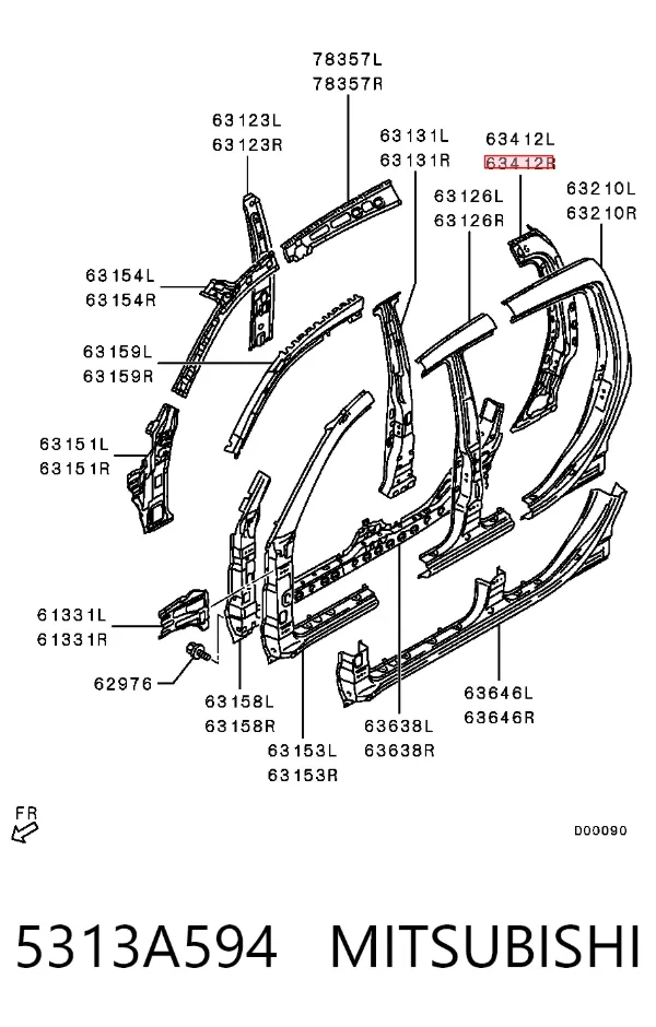  5313A594 Mitsubishi