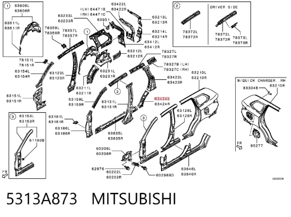  5313A873 Mitsubishi
