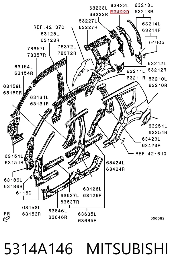  5314A146 Mitsubishi