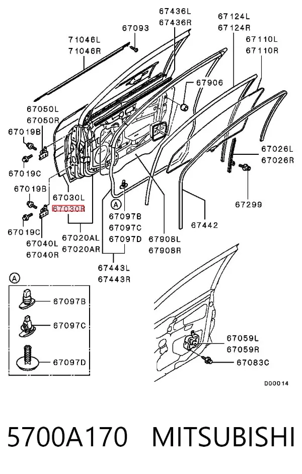  5700A170 Mitsubishi