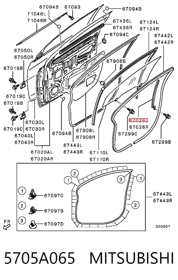  5705A065 Mitsubishi