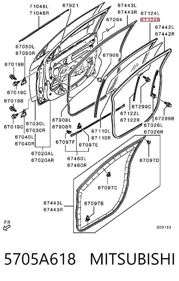  5705A618 Mitsubishi