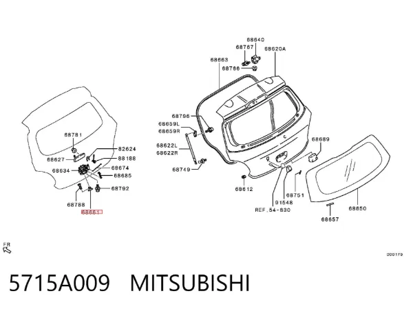  5715A009 Mitsubishi