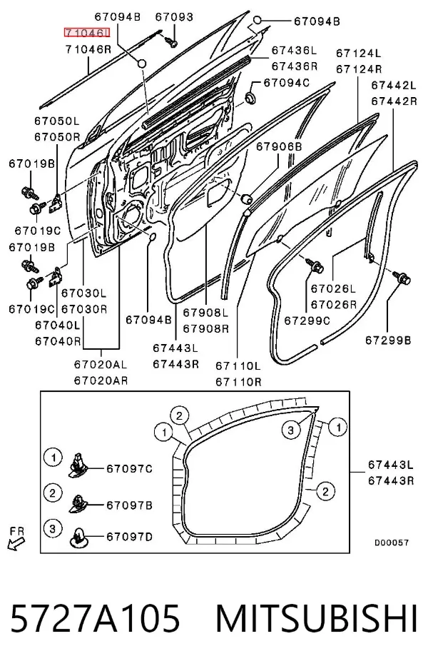  5727A105 Mitsubishi