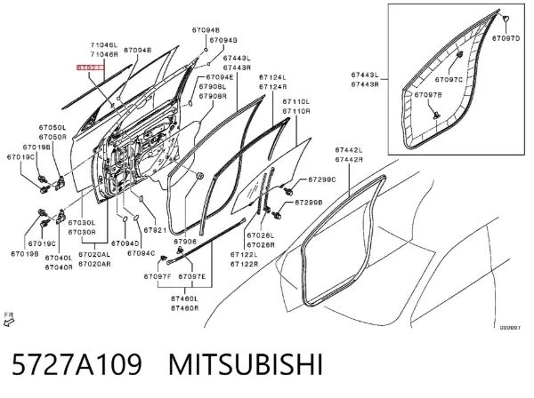  5727A109 Mitsubishi